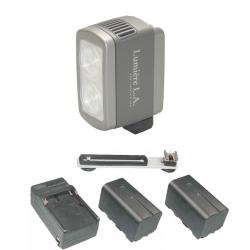 Lumiere L.A. DUO LED Camera/ Video Camcorder Light with 2 NPF750 Batteries
