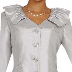 Divine Apparel Women's Two-piece Long-sleeve Skirt Suit
