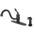 Vintage Oil Rubbed Bronze 8-inch Centerset Kitchen Faucet