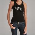 Los Angeles Pop Art Women's 'Motorcycle' Tank Top