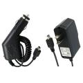 Black Mini USB Car Charger/ Travel Charger for Garmin Nuvi