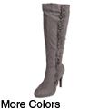 Anne Michelle by Journee Co Women's 'Strut-70' Knee-high Boots