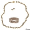 Alexa Starr Faux Pearl 3-piece Jewelry Set
