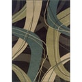 Indoor Brown/ Beige Contemporary Area Rug (7'8 x 10'10)