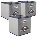 MLB Team Logo My Owner's Box Fabric Storage Drawer 3-piece Set