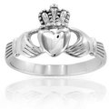 Stainless Steel Irish Claddagh Ring