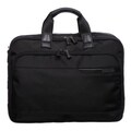 Johnston & Murphy 46-15541 Dividends Black Nylon Collection Deluxe Expandable Briefcase
