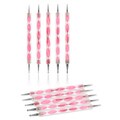 Shany 2-Sided Dotting and Marbling Brushes (Set of 5)