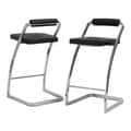 Christopher Knight Home Geneva Modern Black Barstools (Set of 2)