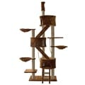 Go Pet Club Brown 92-106 Inches High Huge Cat Tree Furniture