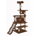 Go Pet Club Brown 70-inch High Cat Tree Furniture