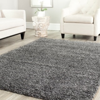 Safavieh Cozy Solid Dark Grey Shag Rug