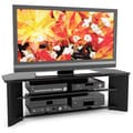 Sonax South Beach Wood Midnight Black 58-inch Entertainment Center