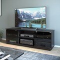 Sonax Fiji Wood Ravenwood Black 60-inch Entertainment Center