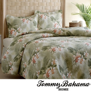 Tommy Bahama Tropical Orchid 3-piece Quilt Set
