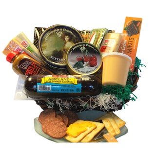 Deli Direct Wisconsin Cheese and Sausage Medium Gift Basket