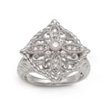Sterling Silver 1/6ct TDW Diamond Ring (H-I, I2-I3)