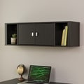 SOHO Washed Ebony Floating Hutch
