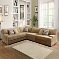 Tara Beige Chenille Sectional