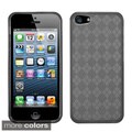 BasAcc Smoke Checker TPU Rubber Skin Case for Apple iPhone 5
