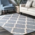 Hand-hooked Alexa Moroccan Trellis Wool Rug (9'6 x 13'6)
