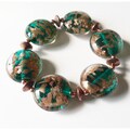 Palmtree Gems 'Emerald Isle' Stretch Bracelet