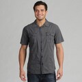 191 Unlimited Men's Charcoal Woven Shirt