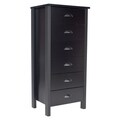Venture Horizon Black Finish 6-drawer Dresser