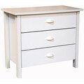 Venture Horizon White Finish 3-drawer Chest