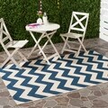 Safavieh Courtyard Grey/ Beige Indoor Outdoor Rug