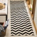 Safavieh Courtyard Black/ Beige Indoor Outdoor Rug