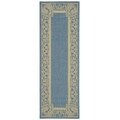 Safavieh Blue/ Natural Indoor Outdoor Rug (2'2 x 14')