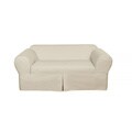 Classic Two-piece Twill Loveseat Slipcover