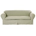 Classic Two-piece Twill Sofa Slipcover