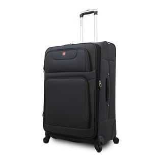 SwissGear SA7297 Collection 20-inch Grey Expandable Carry On Spinner Upright