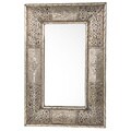 24-Inch Handcrafted Metalwork Mirror (Morocco)