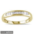 Miadora 14k Gold 1/4ct TDW Diamond Semi-eternity Ring (G-H, SI1-SI2)