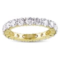 Miadora 14k Yellow Gold 1/3ct to 3ct TDW Diamond Eternity Ring (G-H, I1-I2)