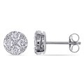 Miadora 14k White Gold 1ct TDW Diamond Earrings (G-H, I1-I2)