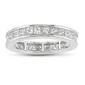 Miadora 14k White Gold 2 1/2ct TDW Diamond Eternity Ring (G-H, SI1-SI2)