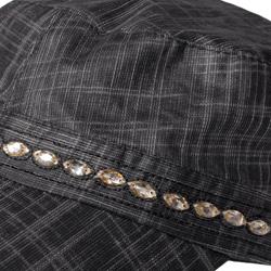 Journee Collection Women's Rhinestone Accent Military Cap