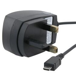 UK Travel Charger w/ Screen Protector for HTC Desire Z