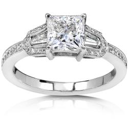 18k White Gold 1 1/2ct TDW Diamond Engagement Ring (G-H, I1-I2)