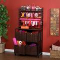 Burnet Espresso Craft Storage Rack and Baskets