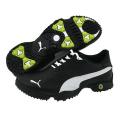 Puma Men's Scramble Black/ Gray/ Green Golf Shoes