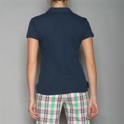 Golftini Women's Navy Blue Zipper Neck Golf Shirt