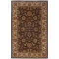 Hand-tufted Brown and Beige Wool Area Rug (8' x 10')