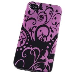 Swirl Case/ Anti-glare Screen for Apple iPhone 4