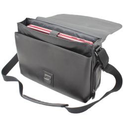 Kenneth Cole New York 15.4-inch Leather Laptop Messenger Bag