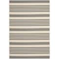Safavieh Grey/ Bone Indoor Outdoor Rug